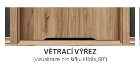 Ventilační podříznutí křídla Invado
