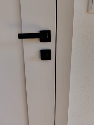 Cobra dveřní kování ATHENA-S WC černá