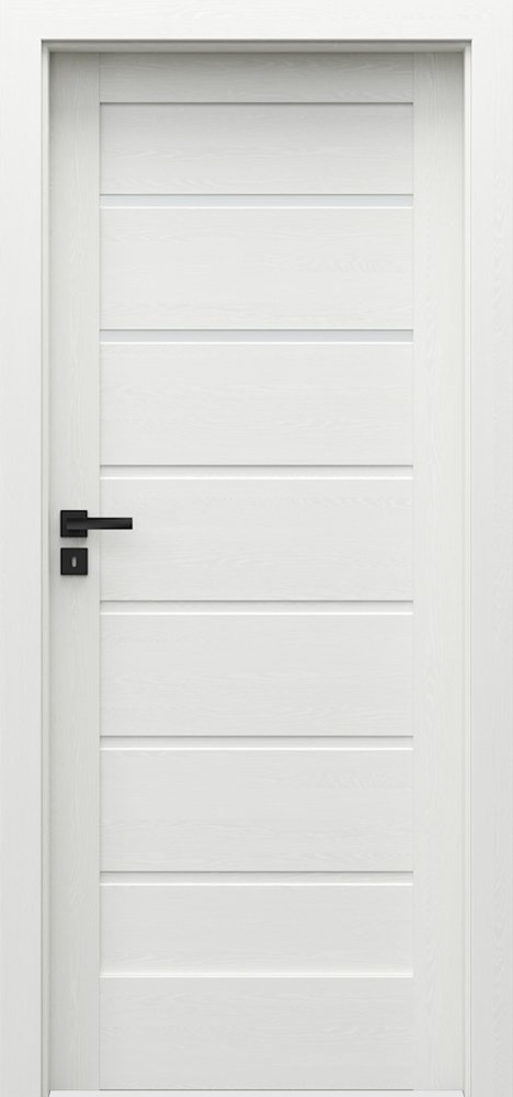 Posuvné interiérové dveře VERTE HOME J - J2 - dýha Portasynchro 3D - wenge bílá