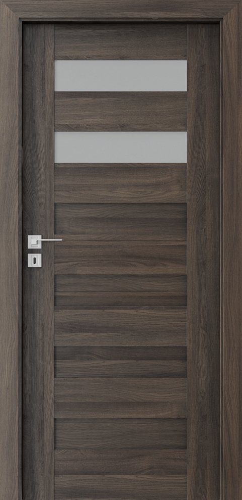 Interiérové dveře PORTA KONCEPT C.2 - dýha Portasynchro 3D - dub tmavý