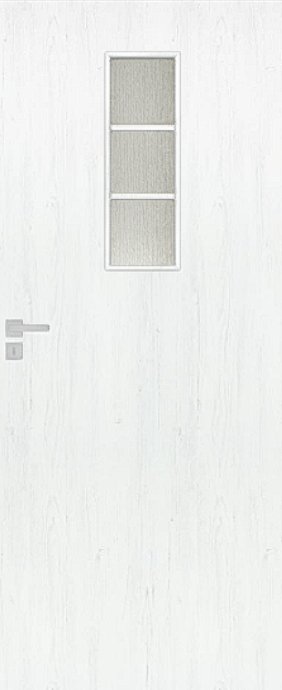 Interiérové dveře DRE STANDARD 50s - dýha DRE-Cell - borovice bílá