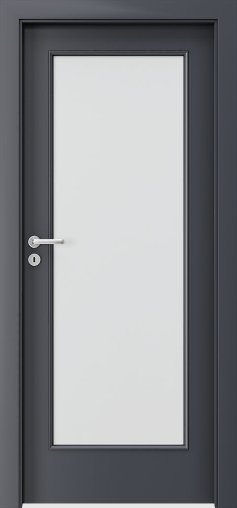 Posuvné interiérové dveře PORTA Laminát CPL 1.4 - dýha CPL HQ 0,7 - antracit HPL-CPL