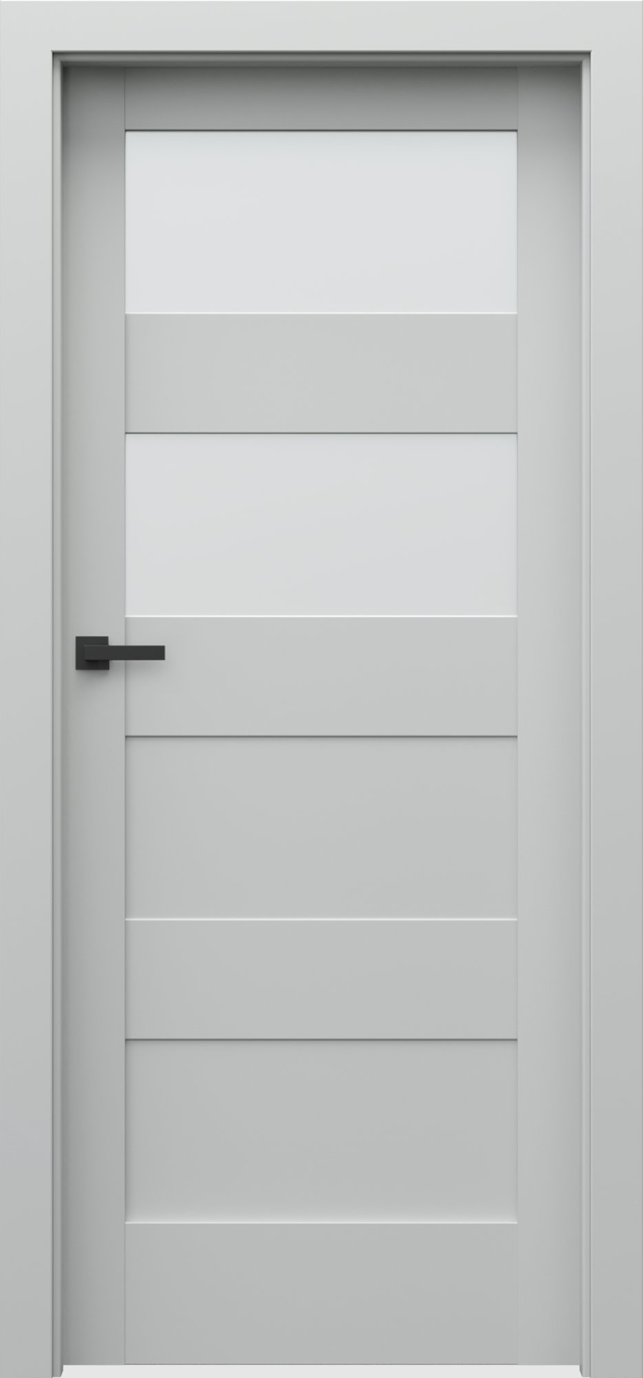Posuvné interiérové dveře VERTE L - L2 - dýha Portadecor - šedá