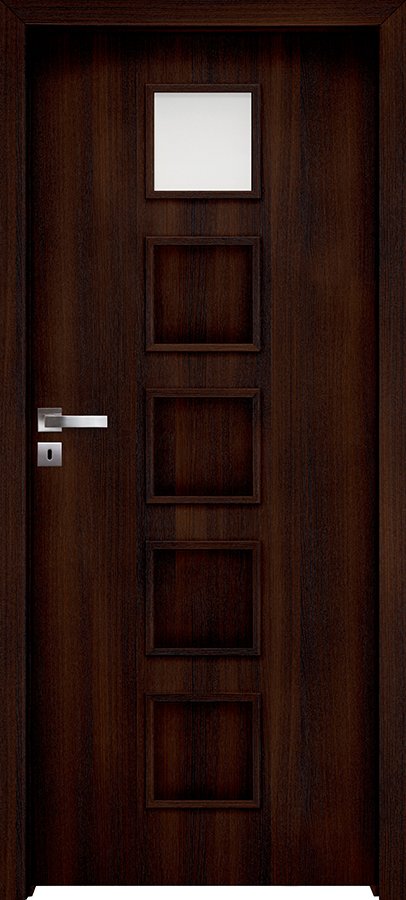 Interiérové dveře INVADO TORINO 2 - dýha Enduro - eben B406