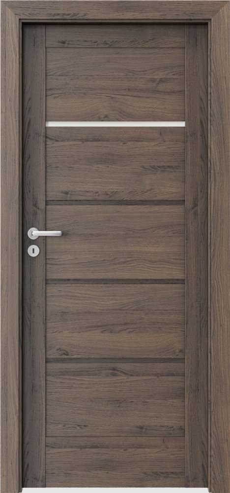 Interiérové dveře VERTE G - G1 - dýha Portasynchro 3D - dub šarlatový