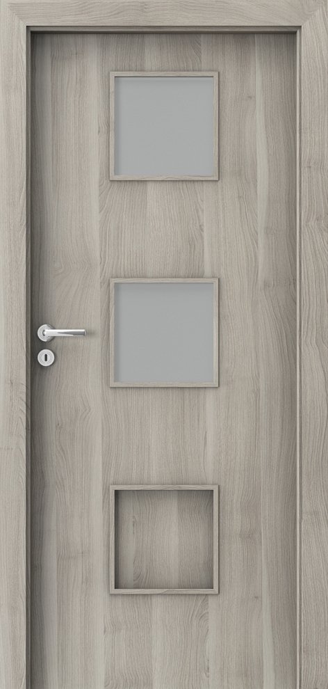 Interiérové dveře PORTA FIT C.2 - dýha Portasynchro 3D - akát stříbrný