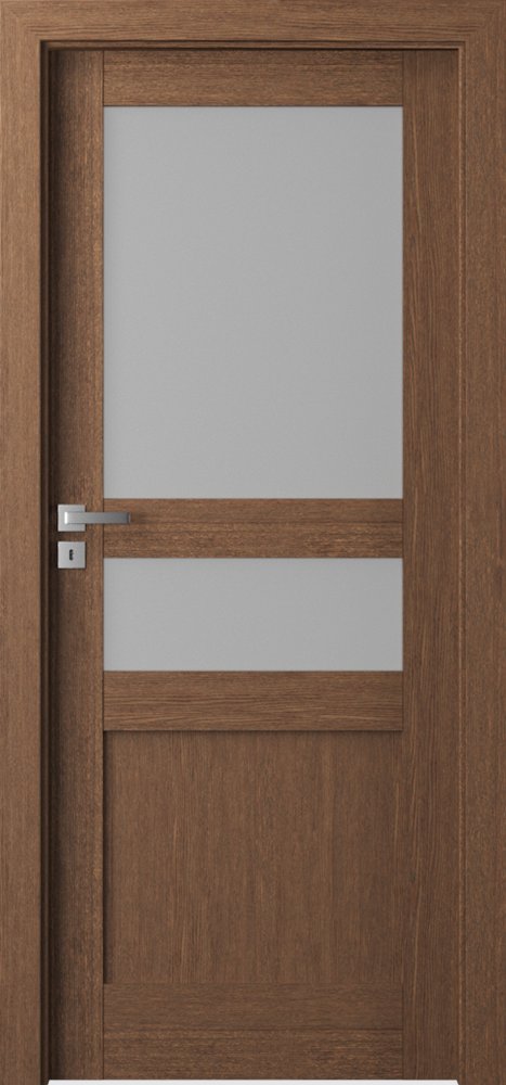 Interiérové dveře PORTA NATURA GRANDE D.1 - přírodní dýha Satin - dub hnědý