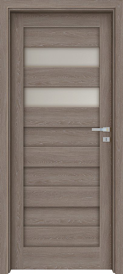 Interiérové dveře INVADO LIVATA 3 - Eco-Fornir forte - dub šedý B476