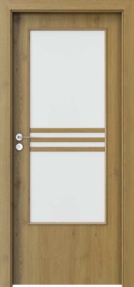 Interiérové dveře PORTA STYL 3 - dýha Portaperfect 3D - dub přírodní