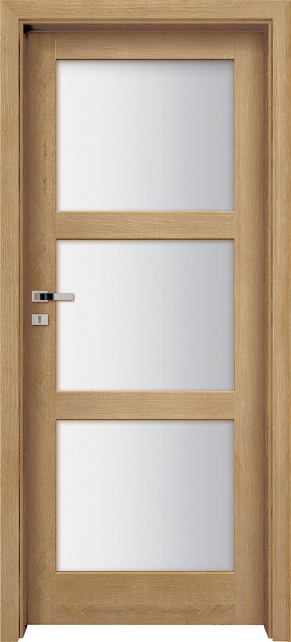 Interiérové dveře INVADO LARINA SATI 3 - dýha Enduro 3D - dub evropský B639