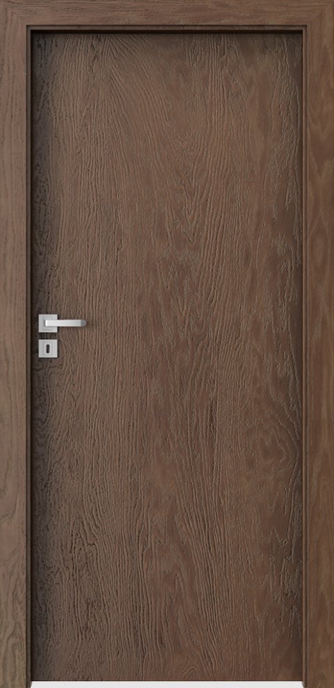 Interiérové dveře PORTA NATURA CLASSIC 1.1 - přírodní dýha Satin - dub hnědý