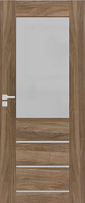 Interiérové dveře DRE PREMIUM 2 - dekorativní dýha 3D - ořech americký