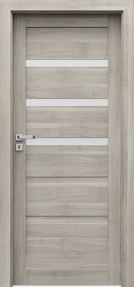 Interiérové dveře VERTE HOME H - H3 - dýha Portasynchro 3D - akát stříbrný