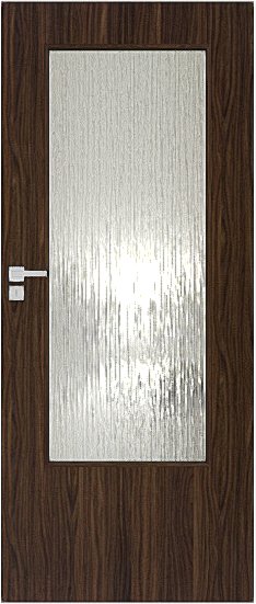 Interiérové dveře DRE STANDARD 30 - dekorativní dýha 3D - eben (do vyprodání zásob)