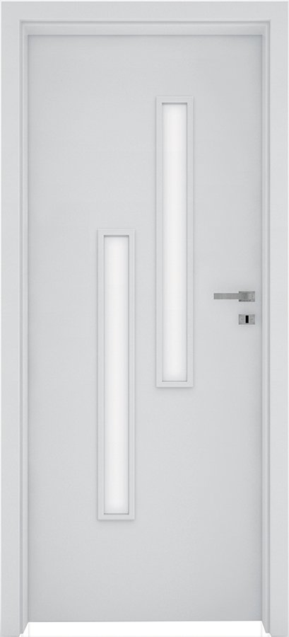 Interiérové dveře INVADO STRADA 3 - Eco-Fornir laminát CPL - bílá B490