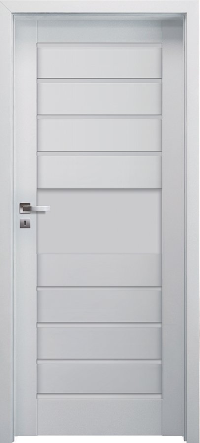 Interiérové dveře INVADO LAGO 1 - Eco-Fornir laminát CPL - bílá B490