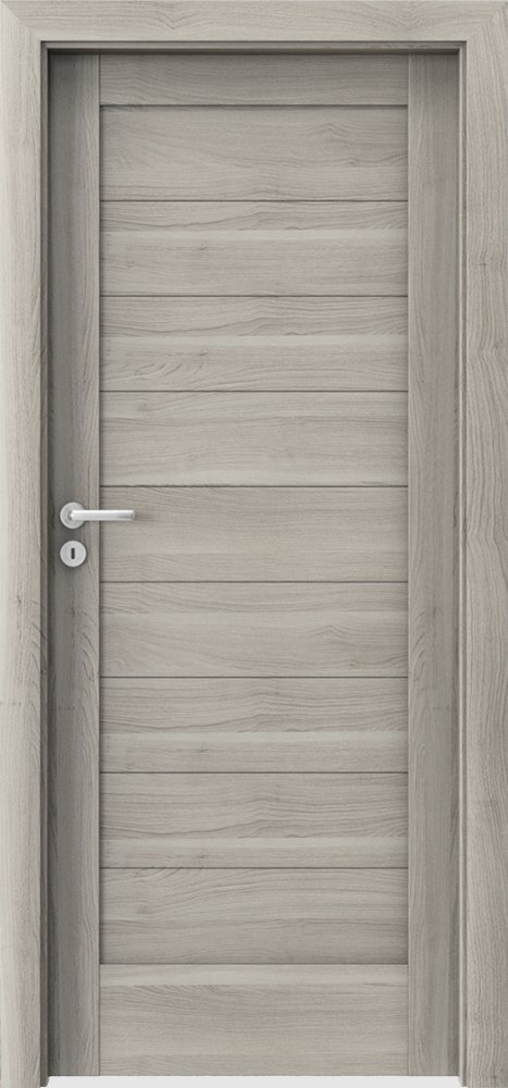 Interiérové dveře VERTE C - C0 - dýha Portasynchro 3D - akát stříbrný