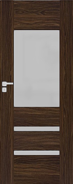 Interiérové dveře DRE REVA 3 - dekorativní dýha 3D - eben (do vyprodání zásob)