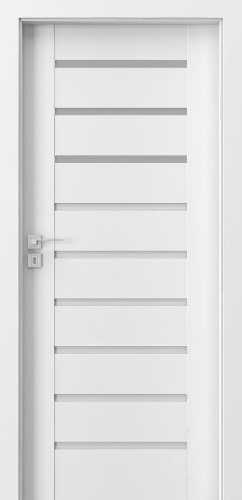 Posuvné interiérové dveře PORTA KONCEPT A.3 - dýha Portadecor - bílá