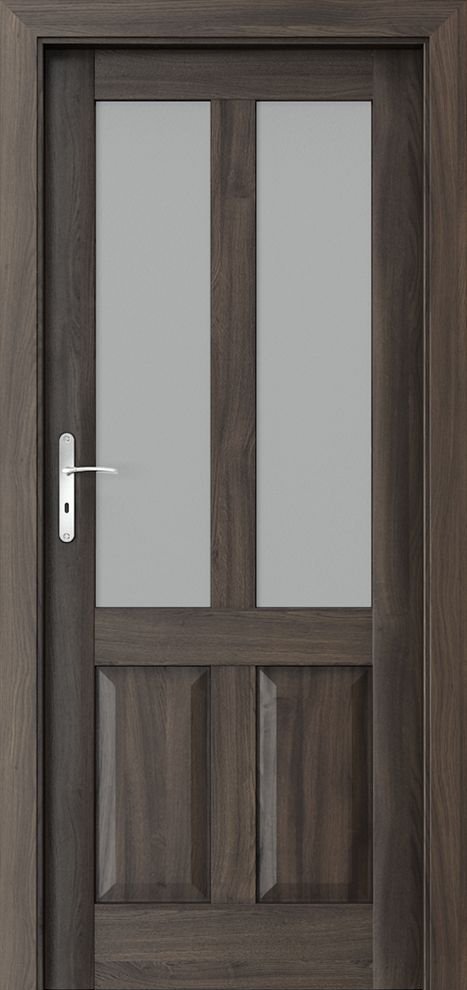 Posuvné interiérové dveře PORTA HARMONY A.1 - dýha Portasynchro 3D - dub tmavý