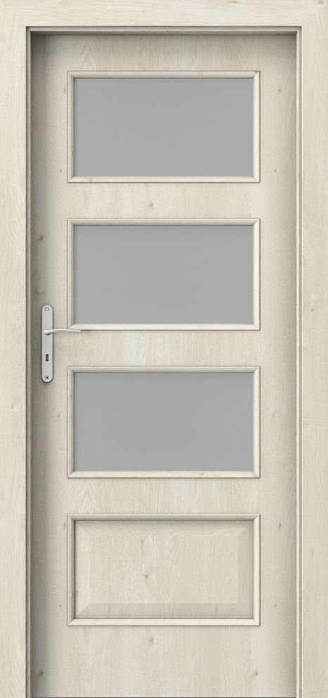 Posuvné interiérové dveře PORTA NOVA 5.4 - dýha Portaperfect 3D - dub Skandinávský