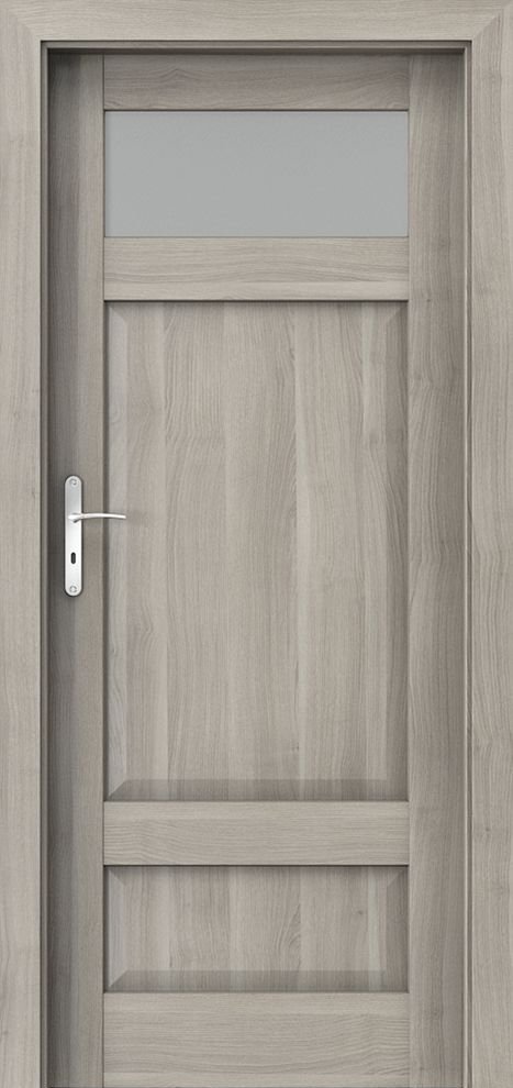 Interiérové dveře PORTA HARMONY C.1 - dýha Portasynchro 3D - akát stříbrný