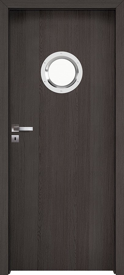 Interiérové dveře INVADO NORMA DECOR 6 - dýha Enduro 3D - antracit B637