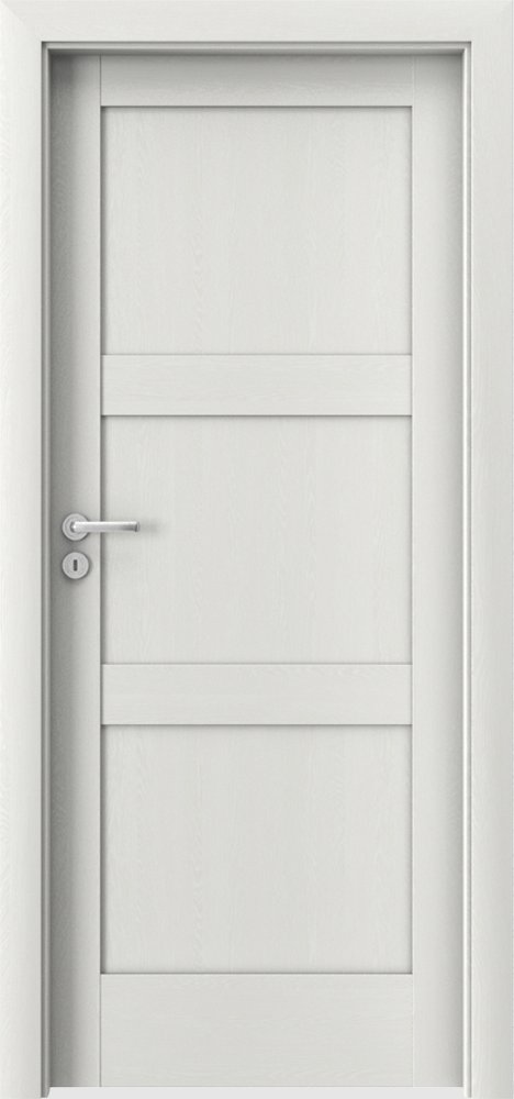 Posuvné interiérové dveře VERTE N - N0 - dýha Portasynchro 3D - wenge bílá