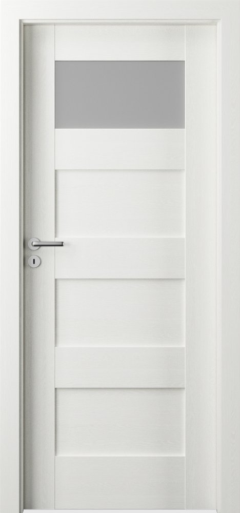 Posuvné interiérové dveře VERTE PREMIUM A - A1 - dýha Portasynchro 3D - wenge bílá