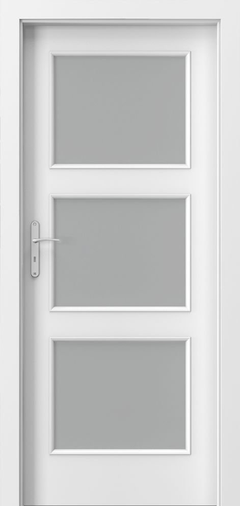 Interiérové dveře PORTA NOVA 4.4 - dýha Portadecor - bílá