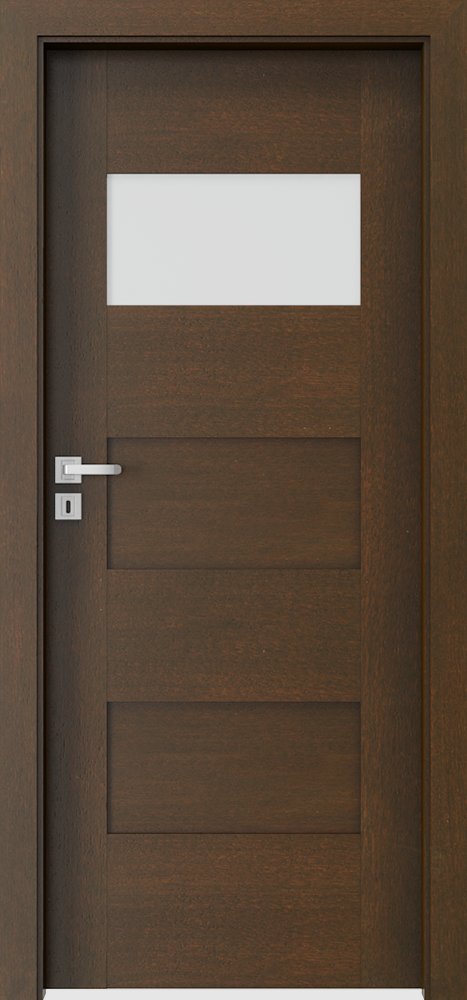 Interiérové dveře PORTA NATURA KONCEPT K.1 - přírodní dýha Satin - mocca