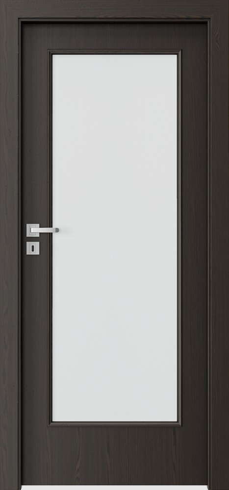 Interiérové dveře PORTA NATURA CLASSIC 1.3 - přírodní dýha Select - ořech tmavý