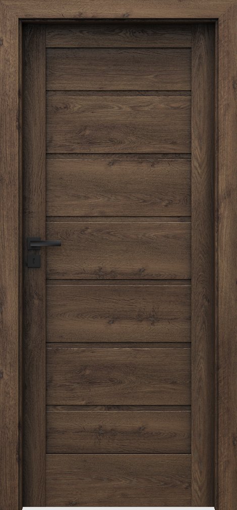 Posuvné interiérové dveře VERTE HOME J - J0 - dýha Portaperfect 3D - dub jižní