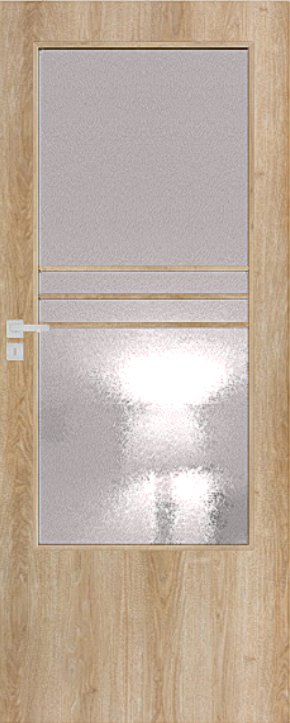 Interiérové dveře DRE ARTE B 10 - dekorativní dýha 3D - jilm
