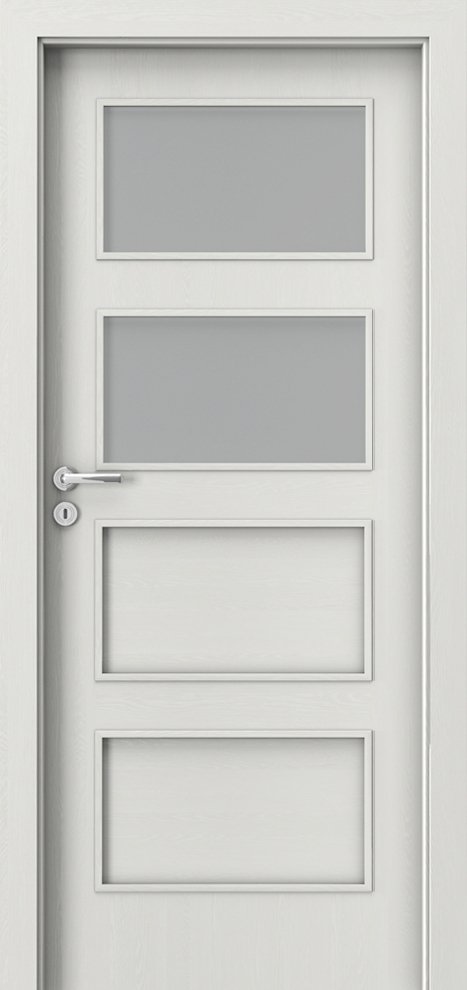 Posuvné interiérové dveře PORTA FIT H.2 - dýha Portasynchro 3D - wenge bílá