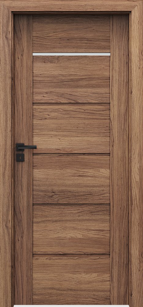 Posuvné interiérové dveře VERTE PREMIUM E - E1 - dýha Portaperfect 3D - dub Kalifornie