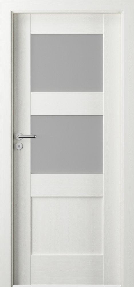 Posuvné interiérové dveře VERTE PREMIUM B - B2 - dýha Portasynchro 3D - wenge bílá