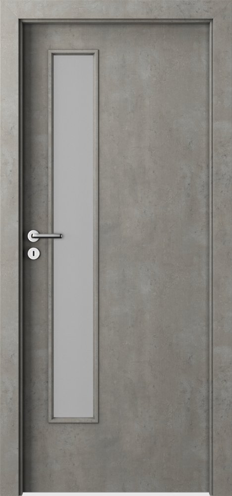 Posuvné interiérové dveře PORTA Laminát CPL 1.5 - dýha CPL HQ 0,7 - beton světlý