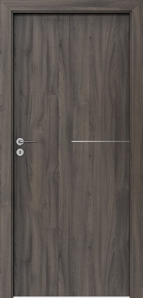 Interiérové dveře PORTA LINE G.1 - dýha Portasynchro 3D - dub tmavý