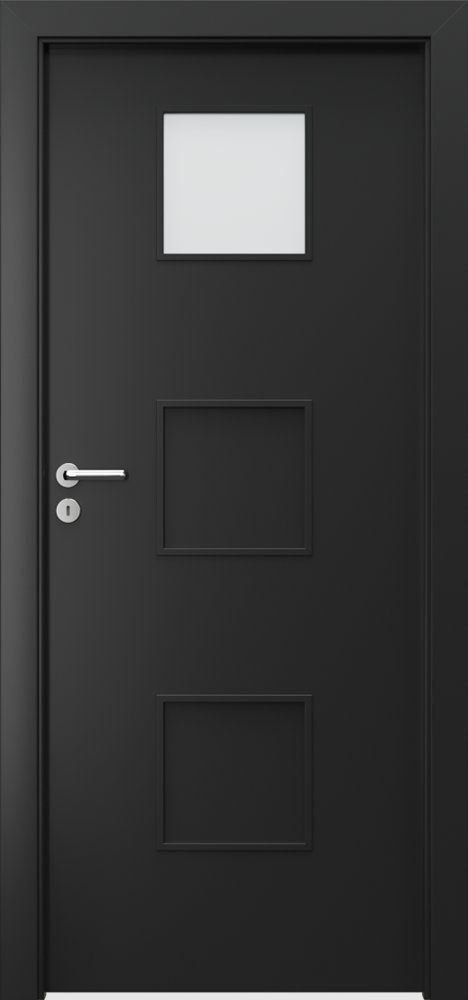 Posuvné interiérové dveře PORTA FIT C.1 - dýha CPL HQ 0,2 - černá