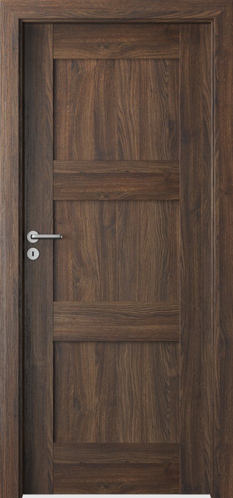 Interiérové dveře VERTE PREMIUM B - B0 - dýha Portasynchro 3D - dub šarlatový