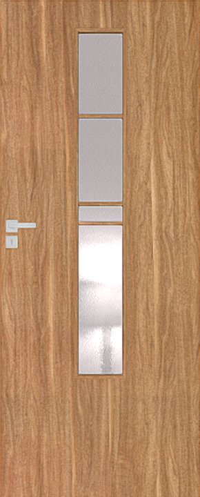 Interiérové dveře DRE ARTE B 40 - dýha DRE-Cell - ořech karamelový