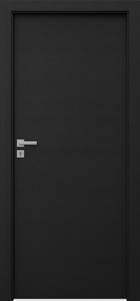 Interiérové dveře PORTA NATURA CLASSIC 7.1 - přírodní dýha Select - černá