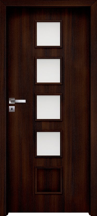 Interiérové dveře INVADO TORINO 5 - dýha Enduro - eben B406