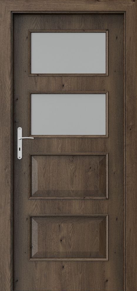 Posuvné interiérové dveře PORTA NOVA 5.3 - dýha Portaperfect 3D - dub jižní