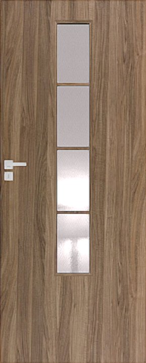 Interiérové dveře DRE ARTE B 50 - dekorativní dýha 3D - ořech americký