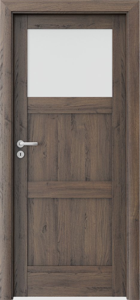 Posuvné interiérové dveře VERTE N - N1 - dýha Portasynchro 3D - dub šarlatový