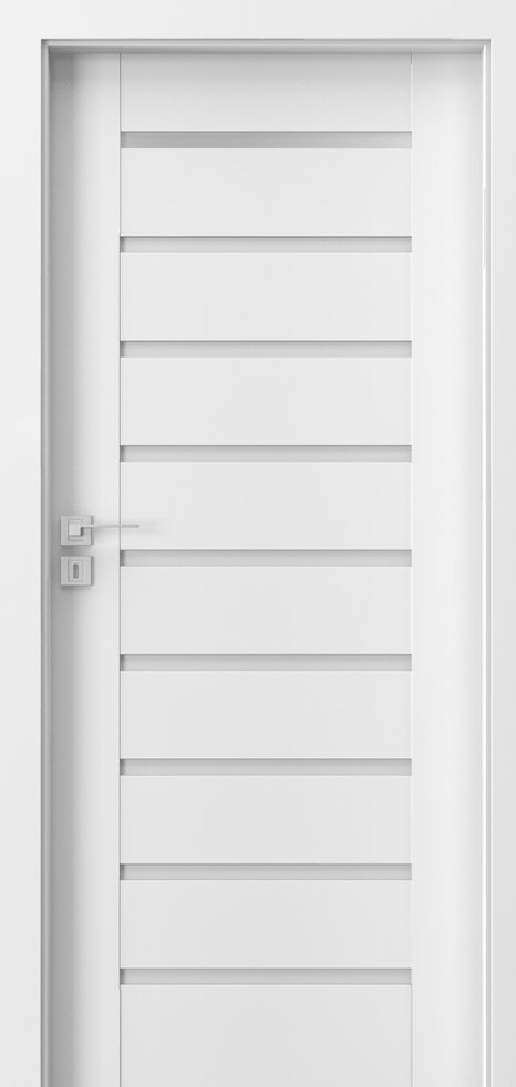Posuvné interiérové dveře PORTA KONCEPT A.1 - dýha Portadecor - bílá