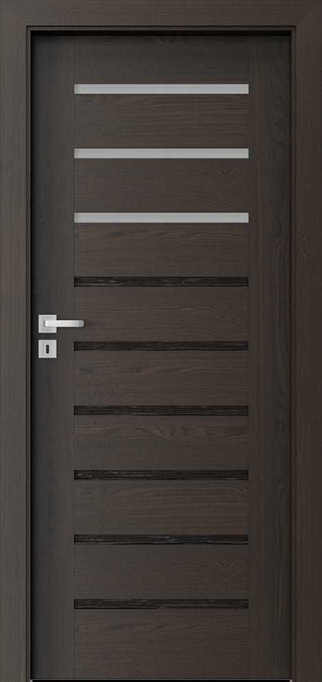 Interiérové dveře PORTA NATURA KONCEPT A.3 - přírodní dýha Select - ořech tmavý