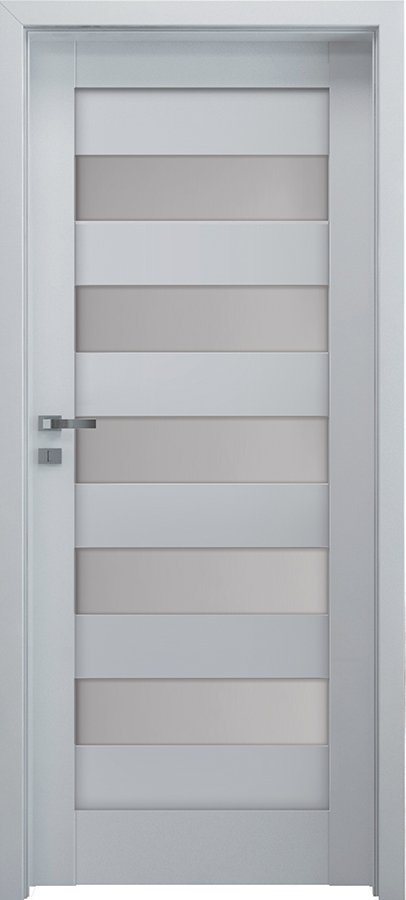 Posuvné interiérové dveře INVADO LIVATA 4 - Eco-Fornir laminát CPL - bílá B490